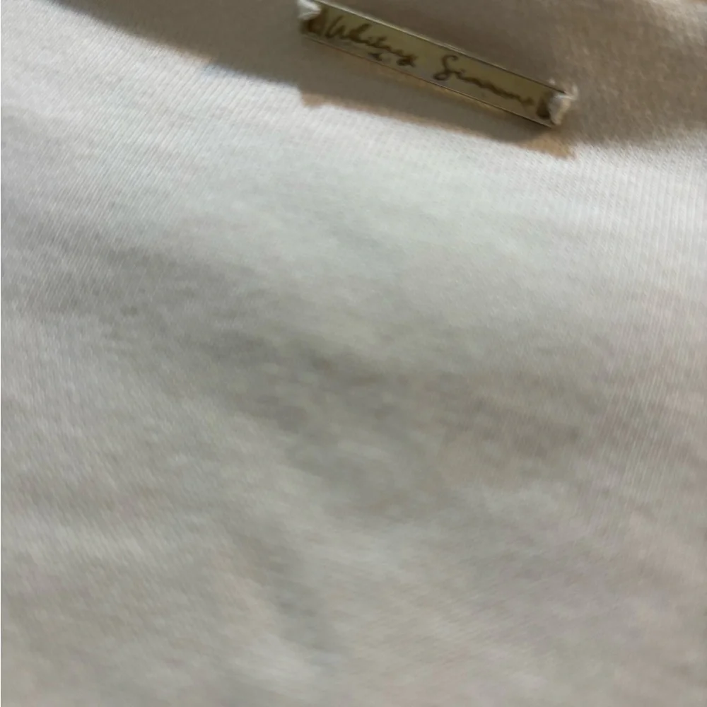 Gymshark x Whitney Simmons Cream cropped hoodie size small - Picture 7 of 12